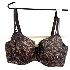 Grey Soma Enticing Lift Balconette Bra